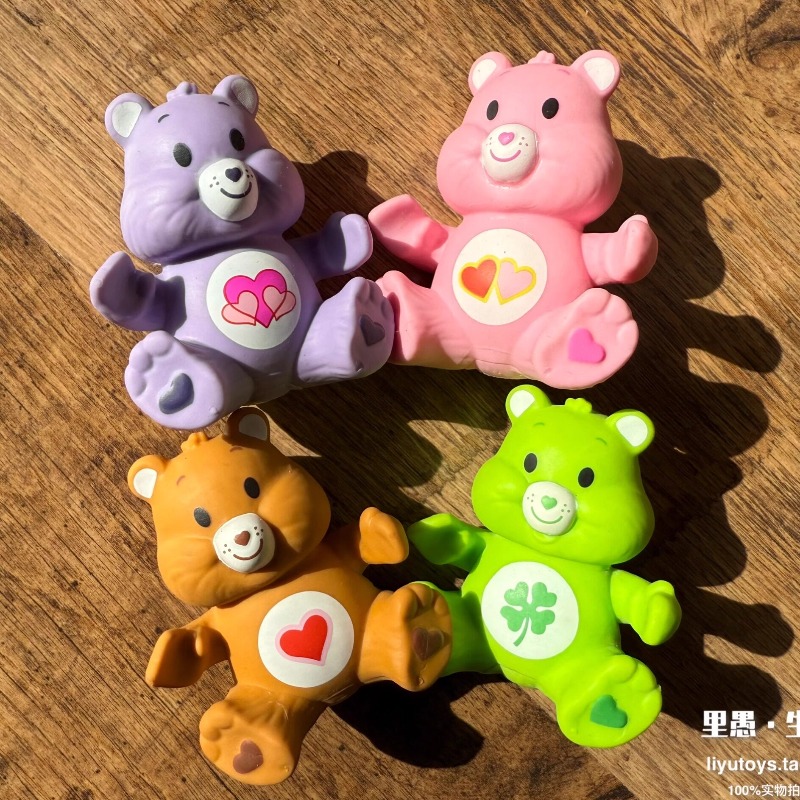 Vintage Collectible Bears - Care Bears Mini Figure Cheer Bear