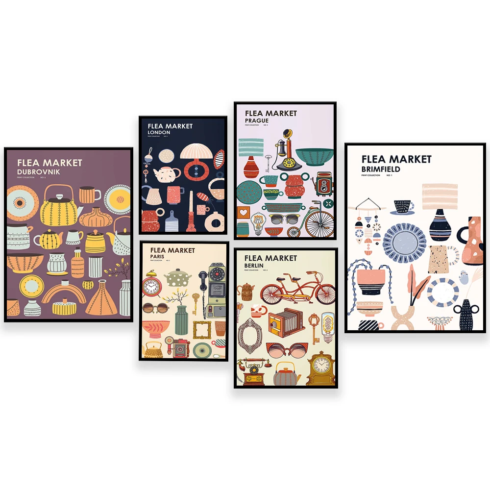Flea Market Print Collection V - Vintage And Collectible Fair review and price