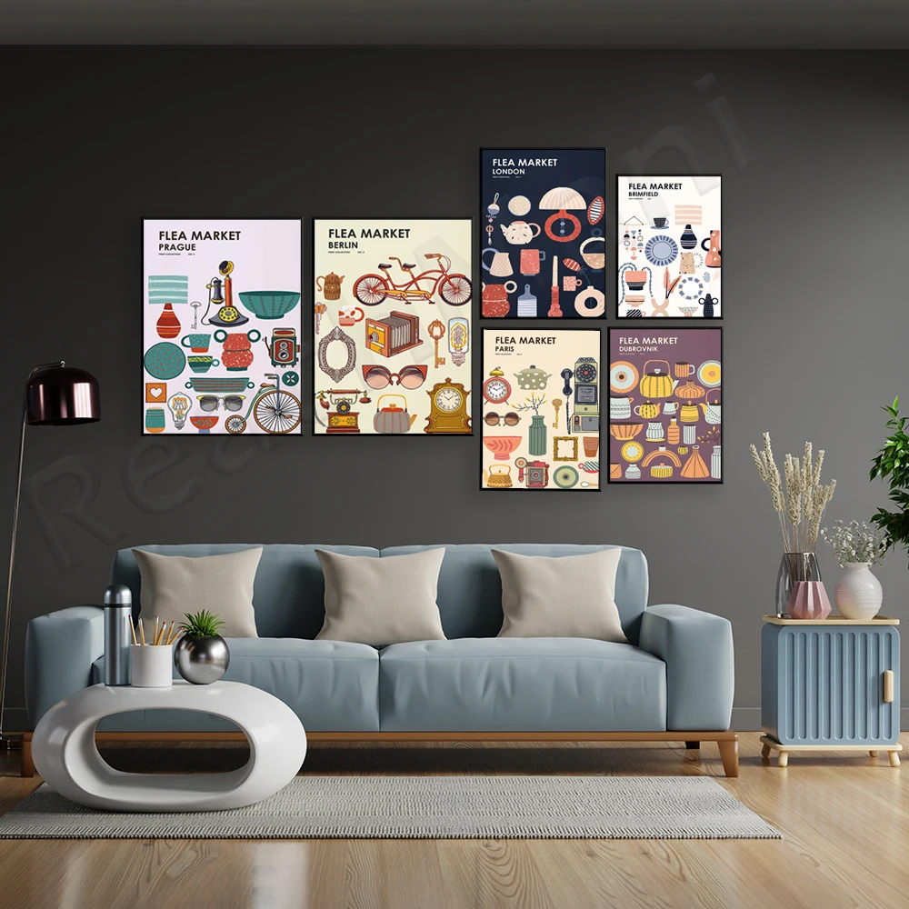 Flea Market Print Collection V - Vintage And Collectible Fair review and price