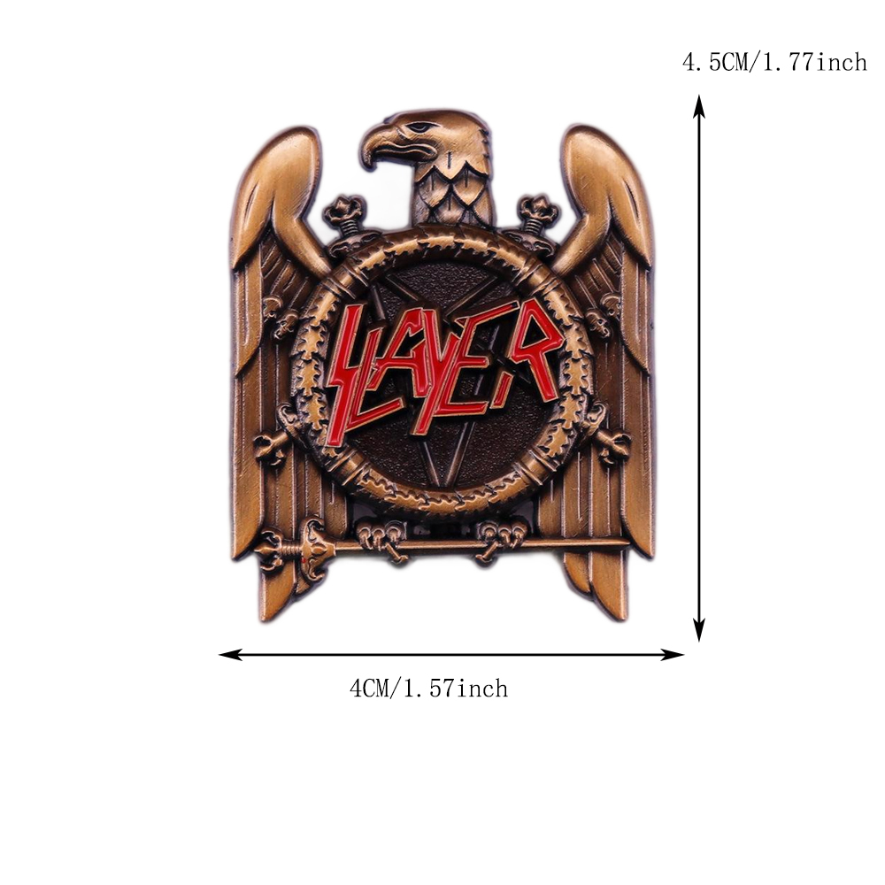 1pc Retro Heavy Metal Band Pop - Vintage Collectible Pins review and price