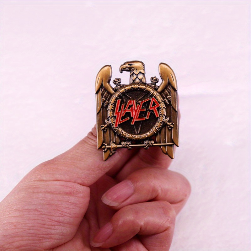 1pc Retro Heavy Metal Band Pop - Vintage Collectible Pins review and price
