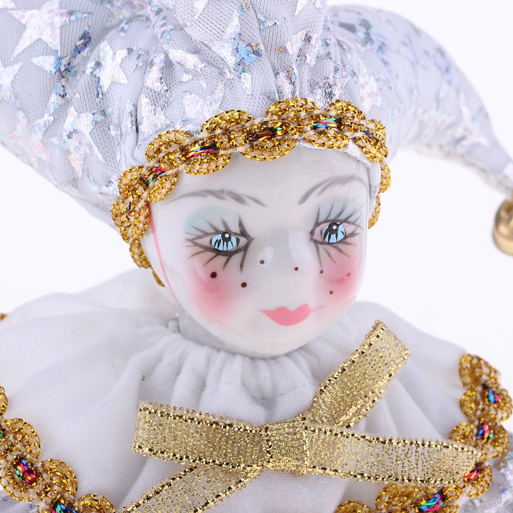 Porcelain Dolls Clown 16cm Vin - Vintage Collectible Clowns review and price
