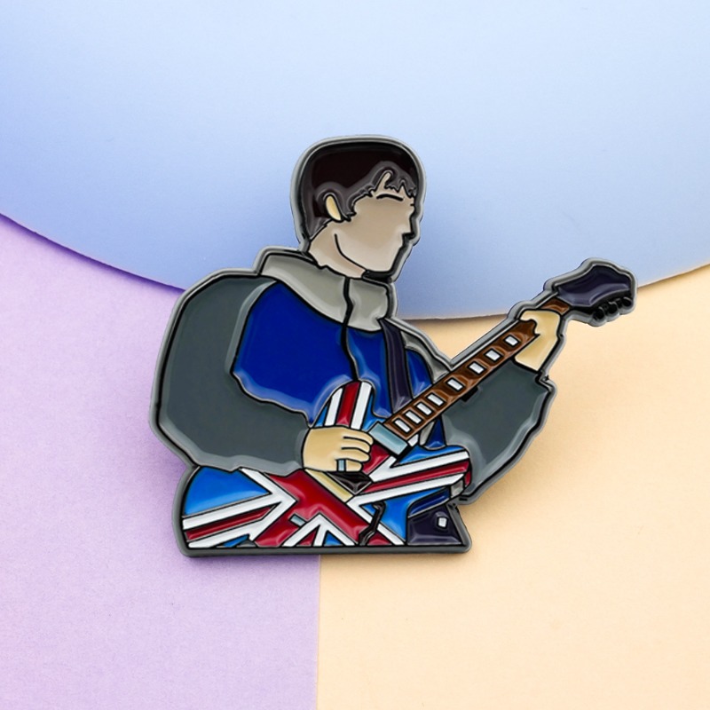 Vintage British Rock Guitar En - Vintage Collectible Pins review and price