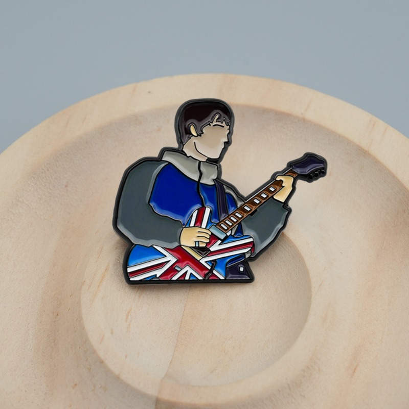 Vintage British Rock Guitar En - Vintage Collectible Pins review and price
