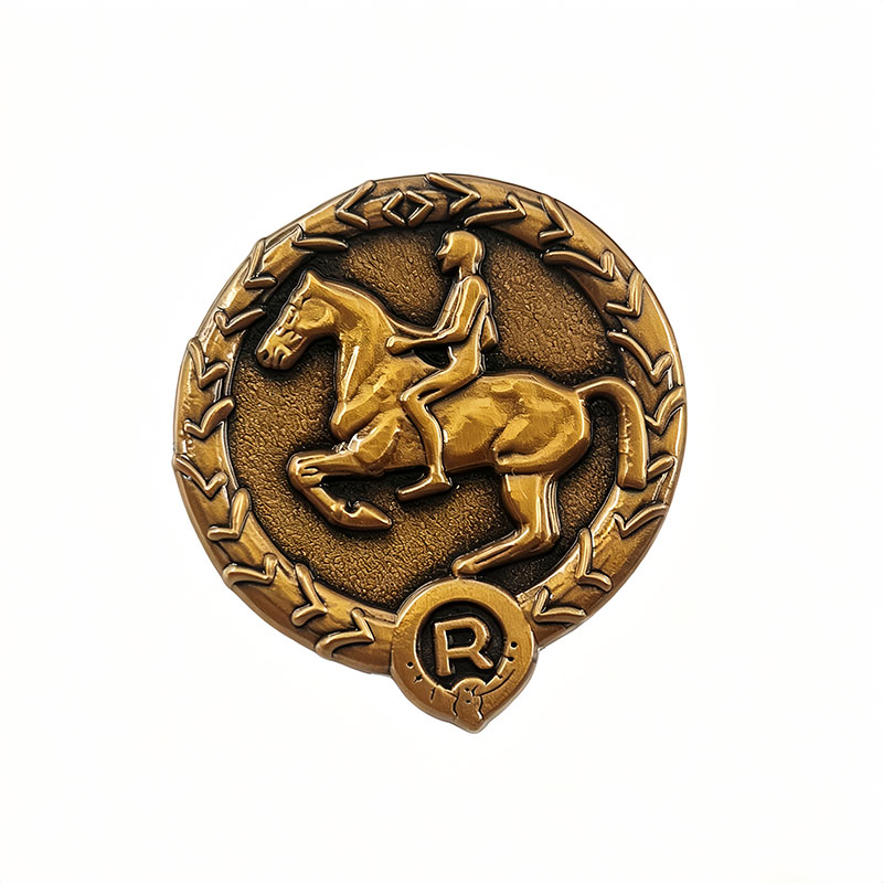 German Young Horseman Badge Ge - Vintage Collectible Pins review and price
