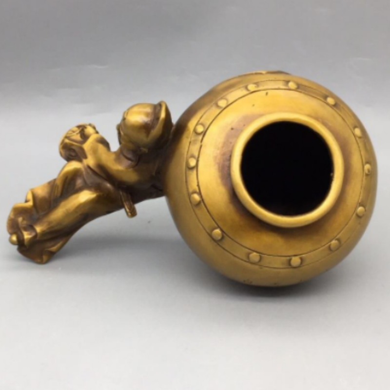 Vintage Brass Li Bai Drunk Win - Collectible Vintage Wine review and price