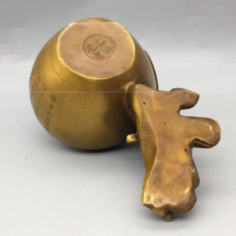Vintage Brass Li Bai Drunk Win - Collectible Vintage Wine review and price