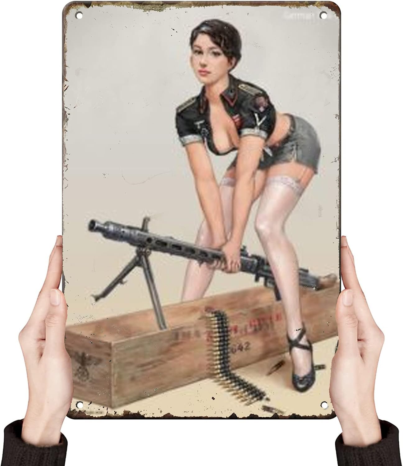 Vintage Retro Aluminum Wall Ar - Vintage Collectible Signs review and price