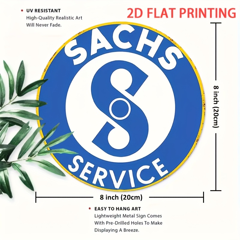 2D Flat, 1pc 20.32x20.32 cm Bo - Vintage Collectible Signs review and price