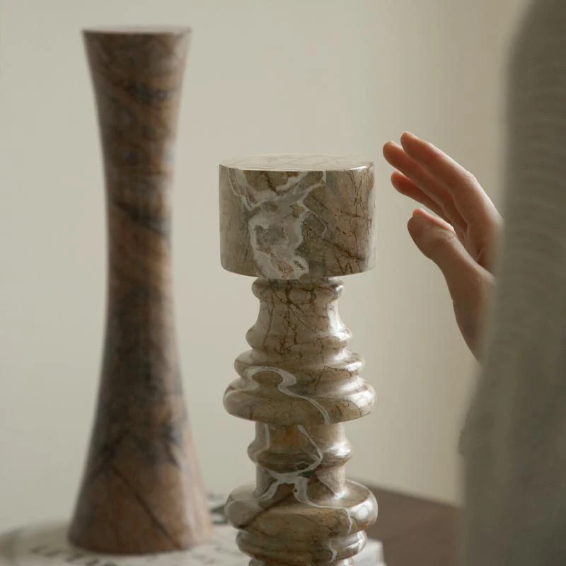 Vintage Natural Marble Candle  - Vintage Collectible Marbles review and price