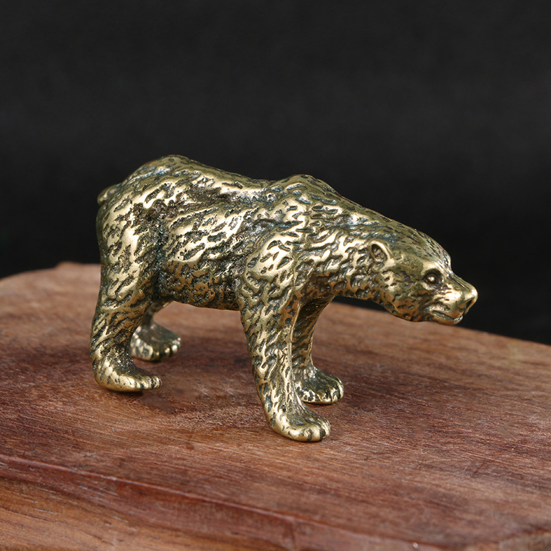 Vintage Chinese Solid Brass Be - Vintage Collectible Bears review and price
