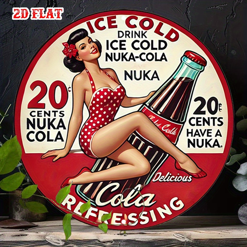 2D Flat, 1pc Retro Pin-Up 7.87 - Vintage Collectible Signs review and price