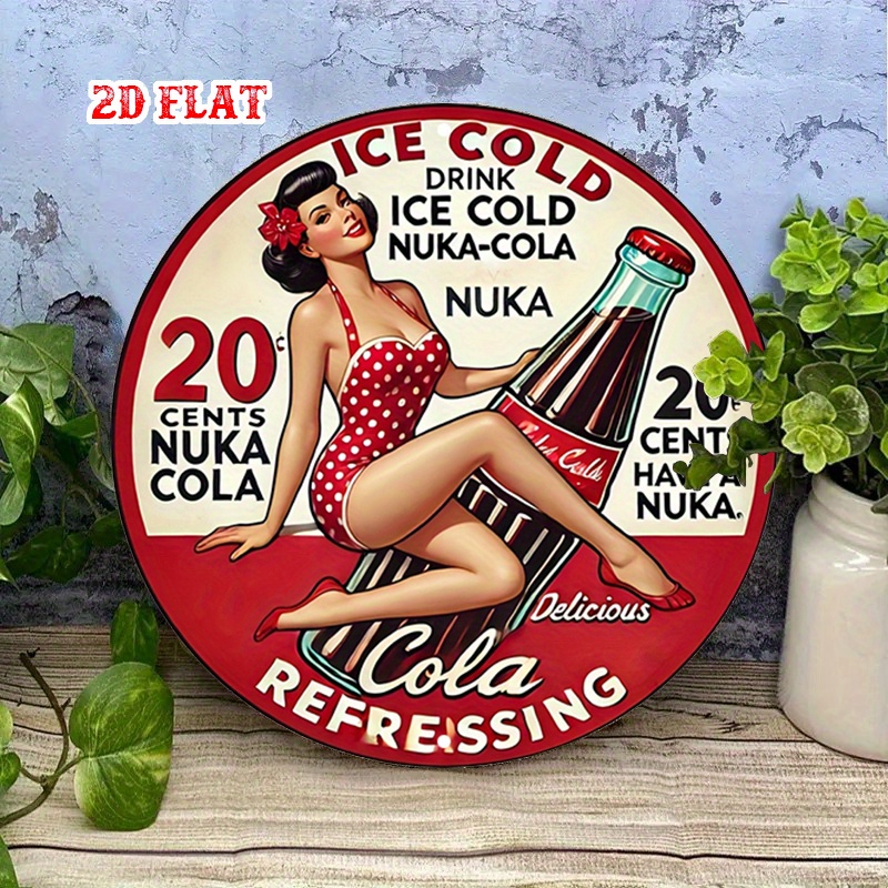 2D Flat, 1pc Retro Pin-Up 7.87 - Vintage Collectible Signs review and price