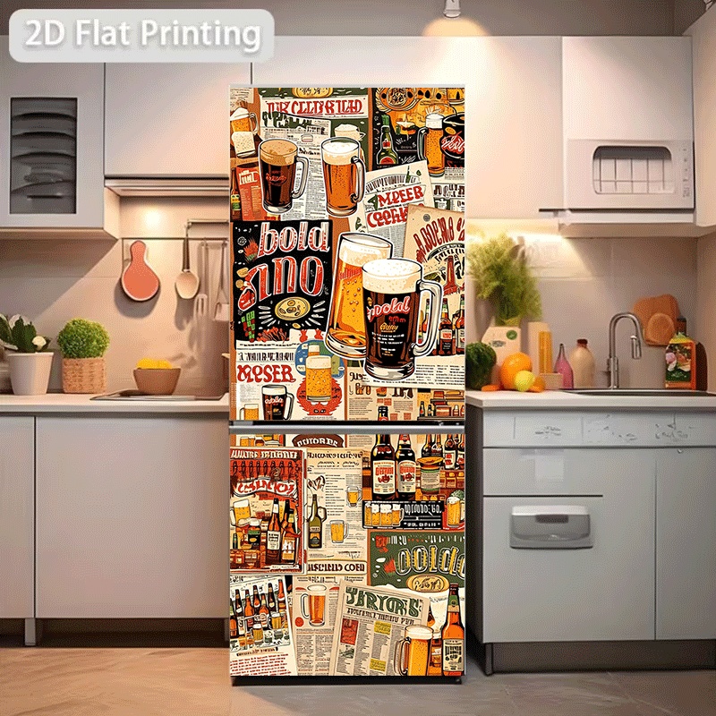 Refrigerator Sticker  Refriger - Vintage Cartoon Collectible review and price
