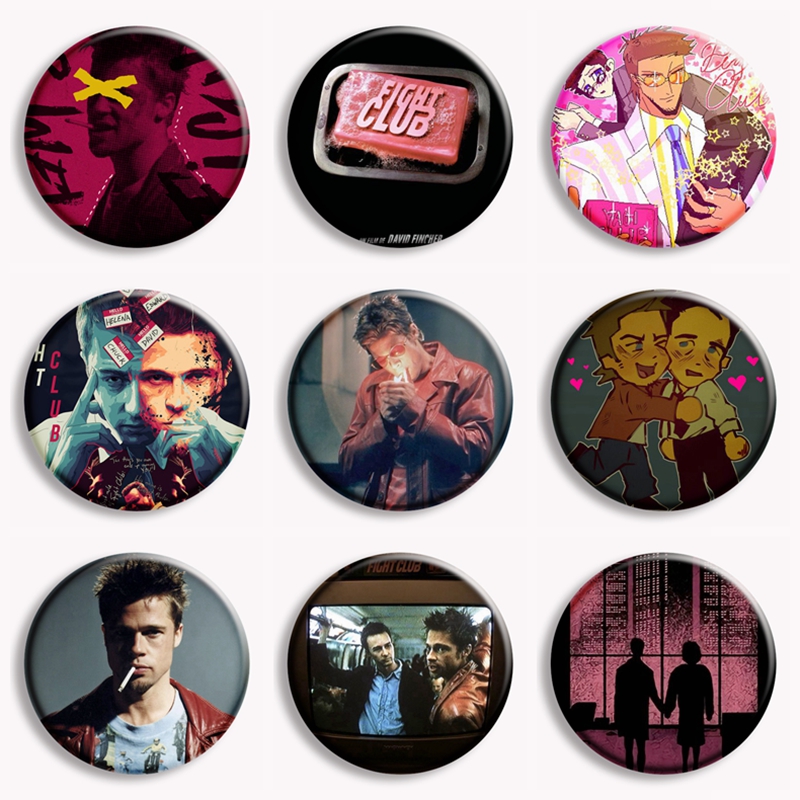 Retro Classic Movie Fight Club - Vintage Collectible Pins review and price